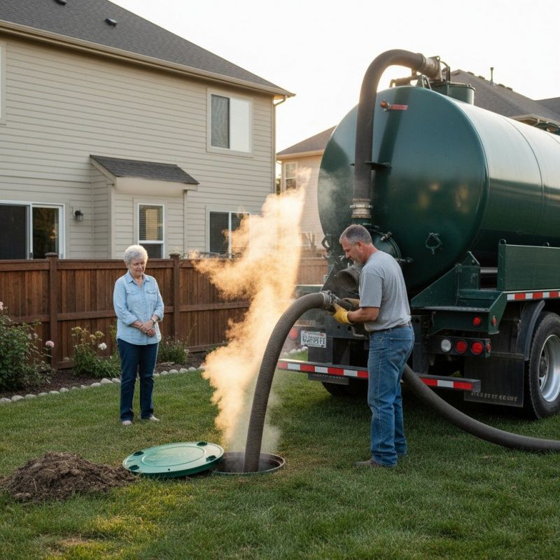 Local Septic Tank Emptying pros at work